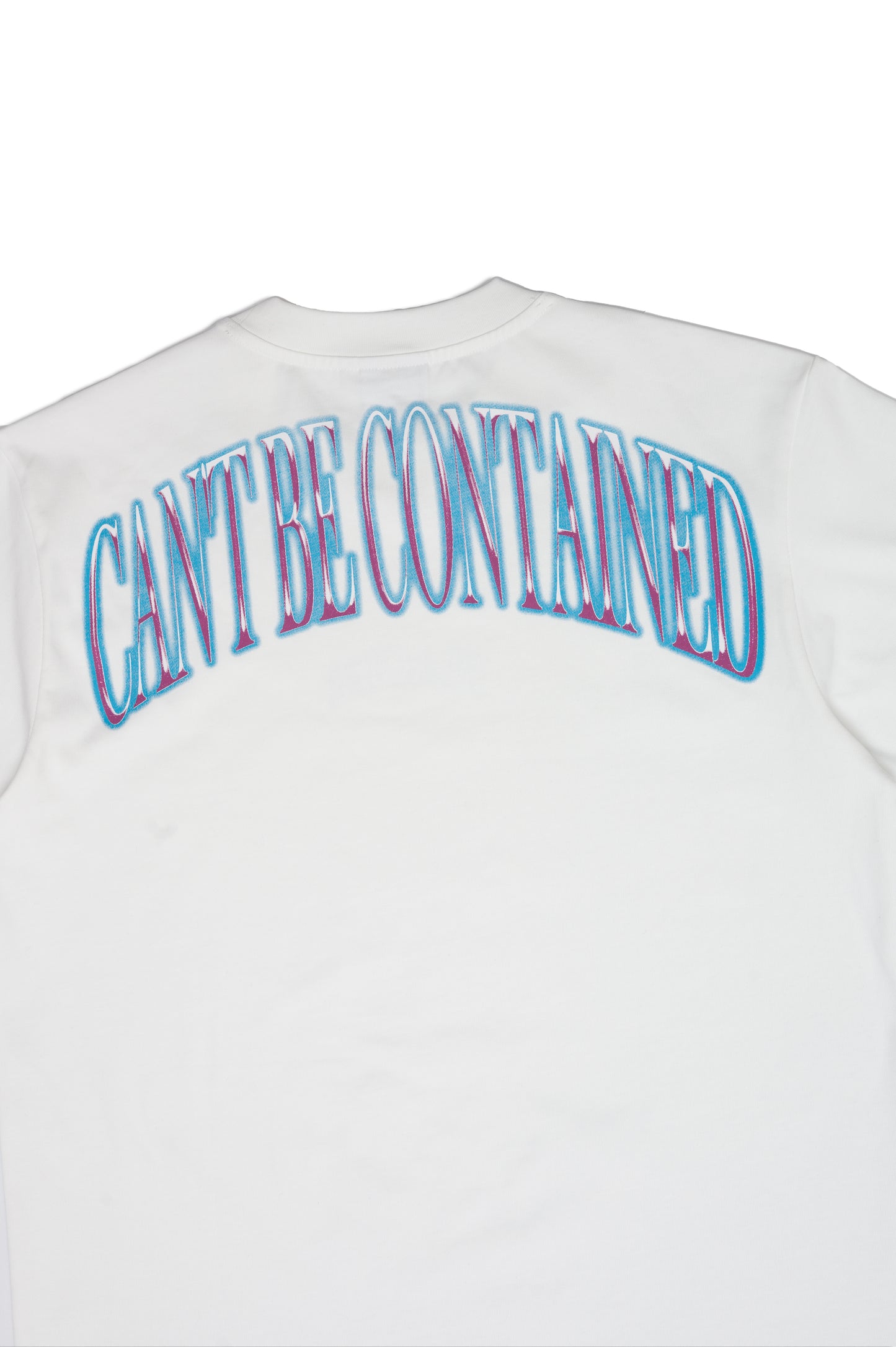 Can't Be Contained Tee in White