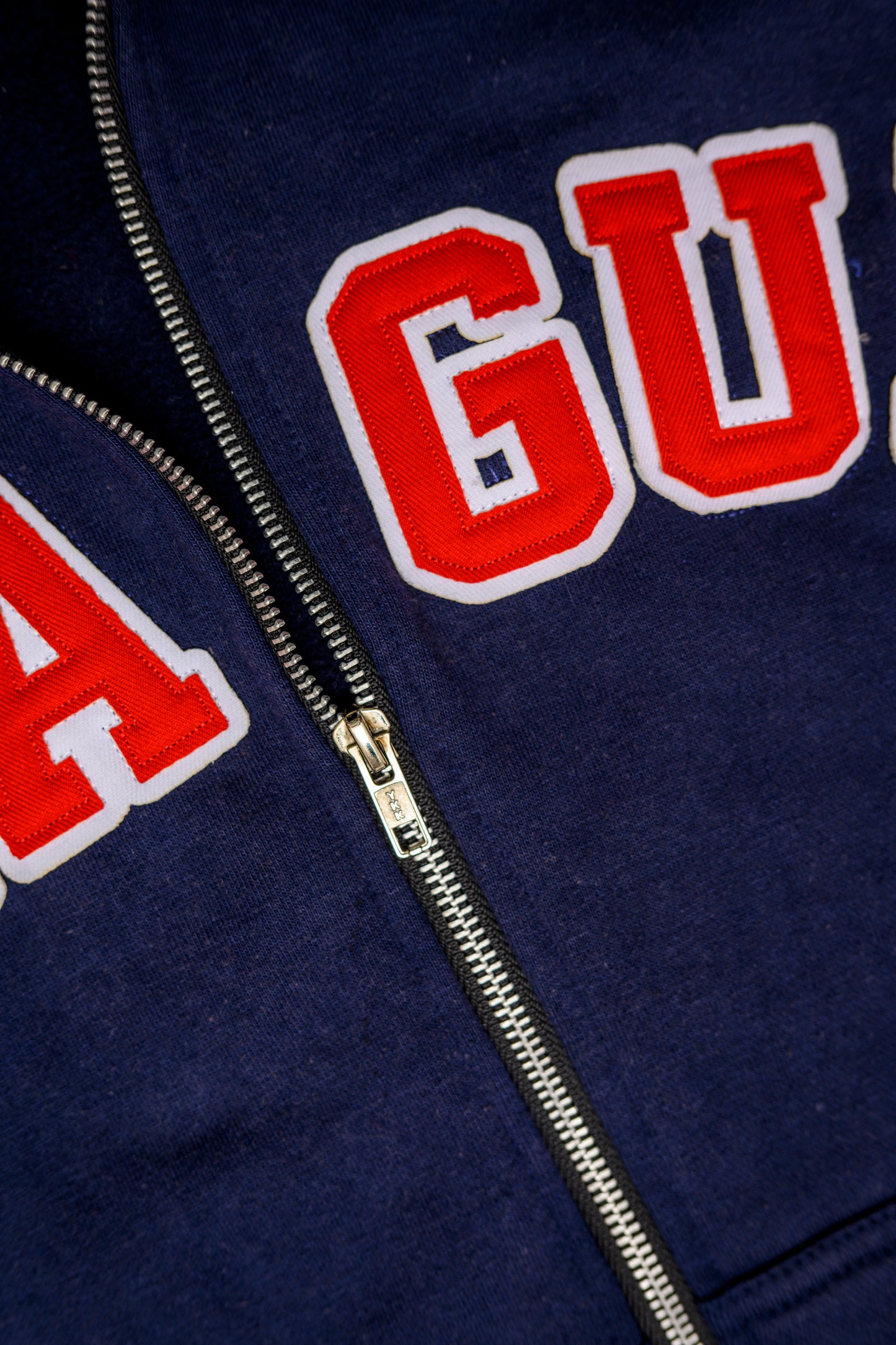 Southern Cross Zip Hoodie in Washed Navy