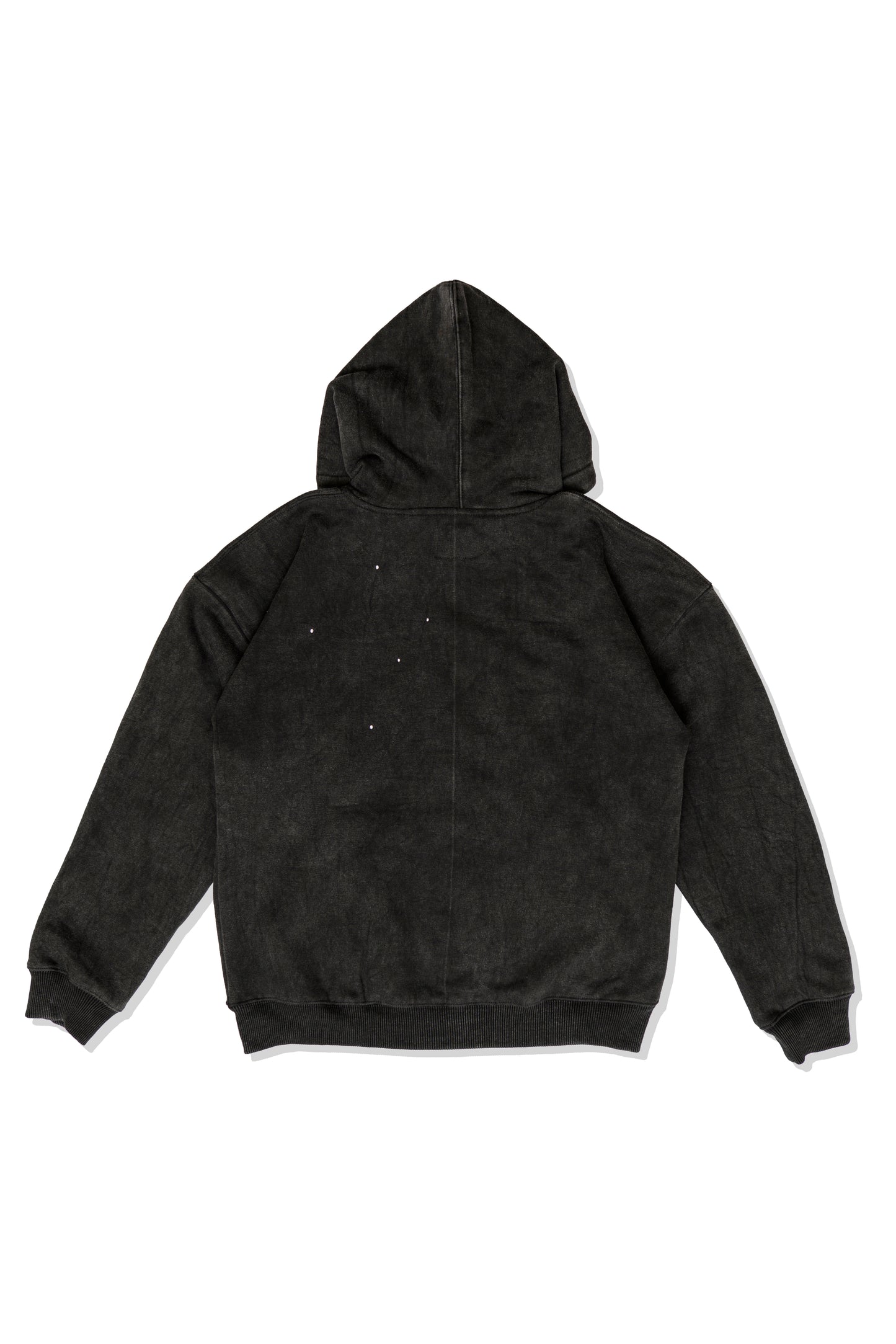 Southern Cross Zip Hoodie in Washed Black