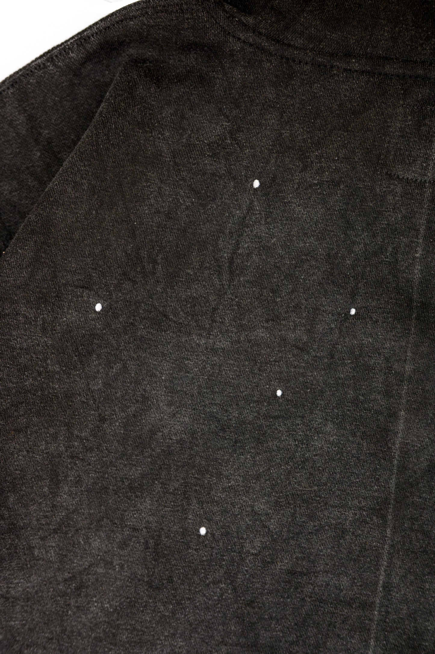 Southern Cross Zip Hoodie in Washed Black