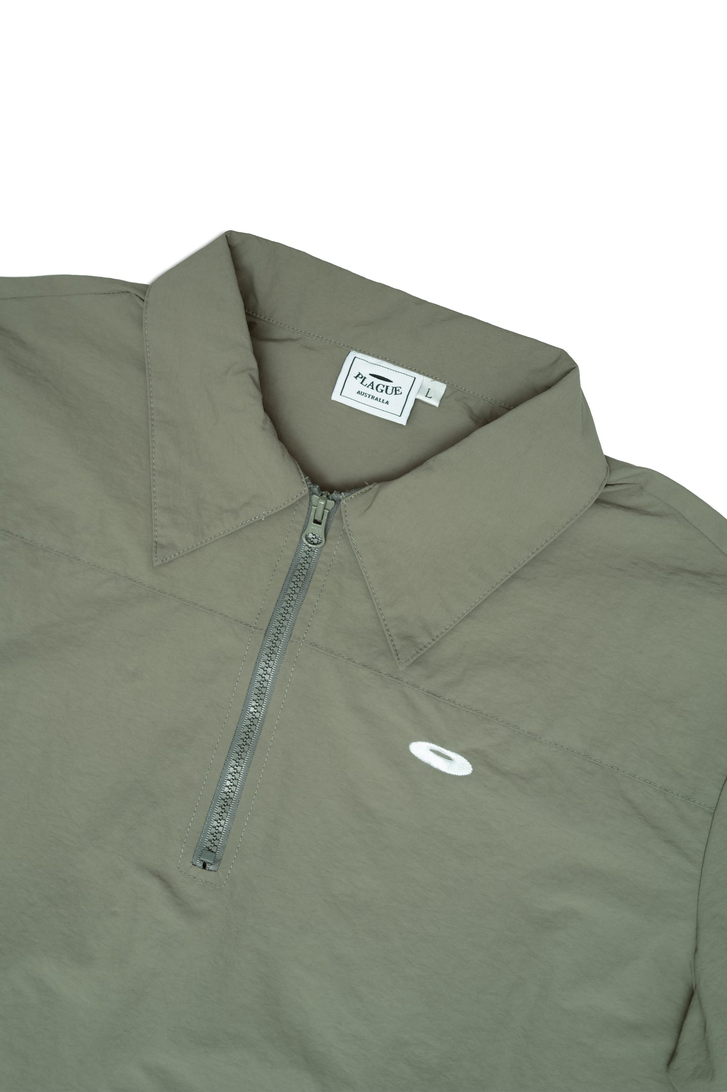 Field Nylon Polo in Military Green