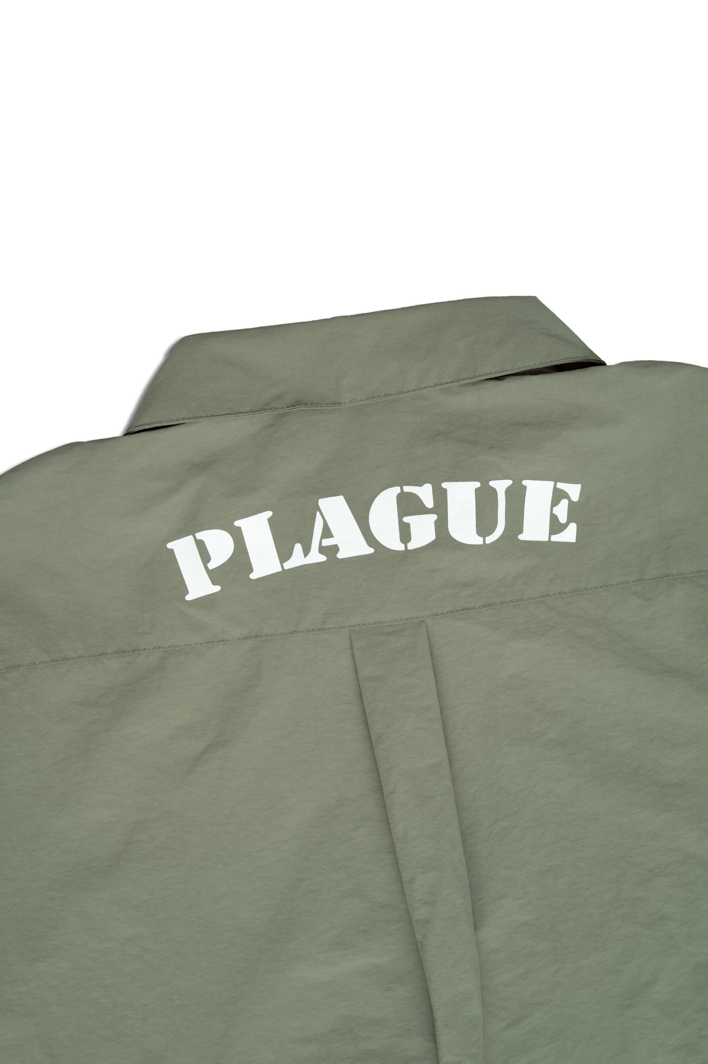 Field Nylon Polo in Military Green