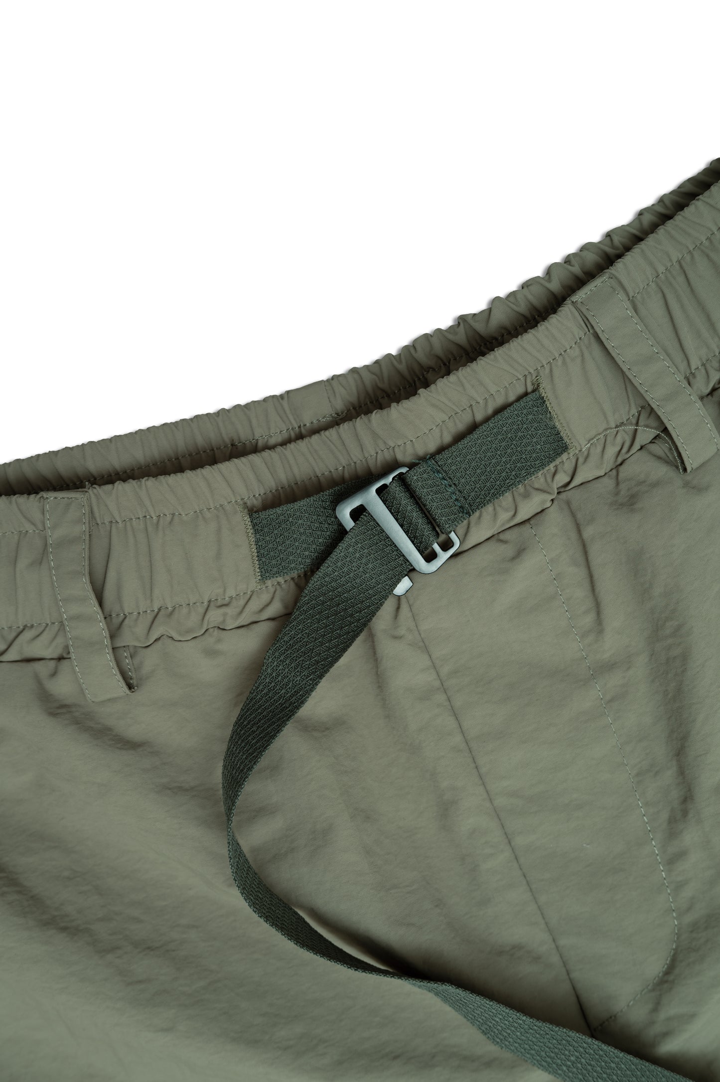 Field Nylon Shorts in Military Green