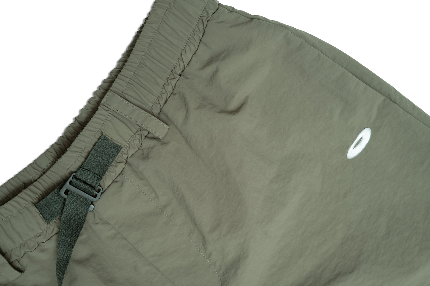 Field Nylon Shorts in Military Green