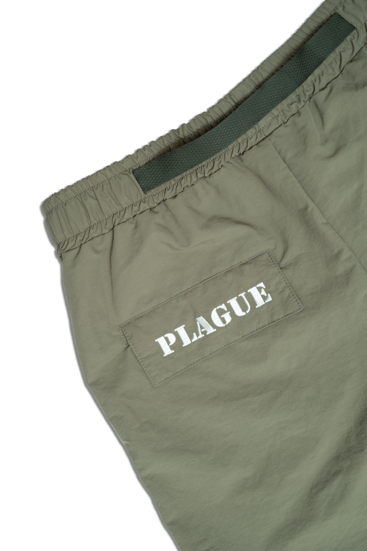 Field Nylon Shorts in Military Green