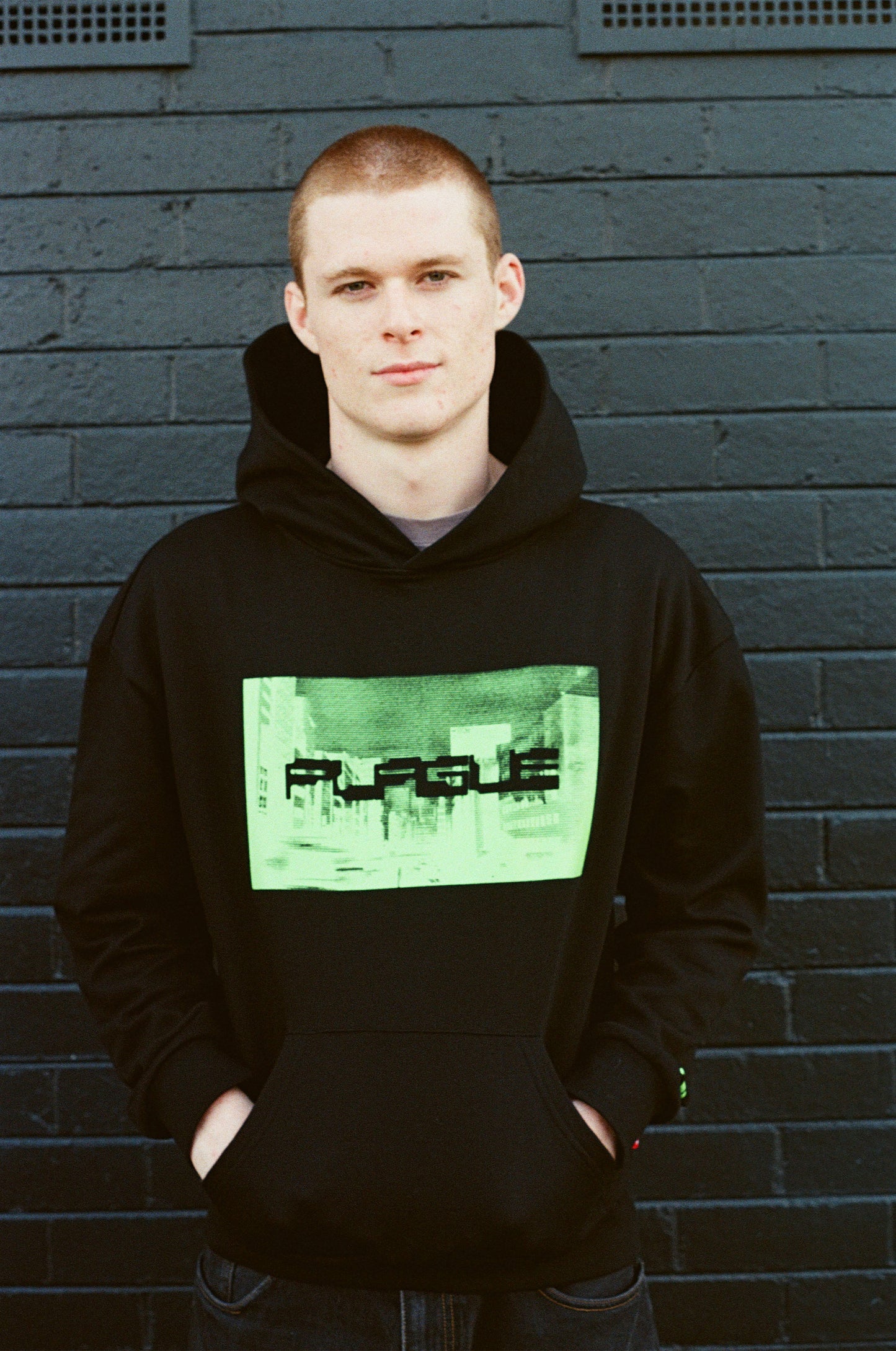 Initiating... Hoodie in Black